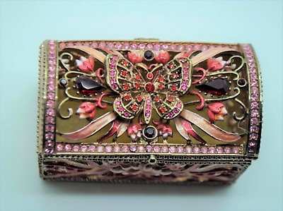 #ad #ad Gorgeous Decorative Butterfly Antique gold color Jewelry Box Storage gift items $19.99