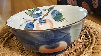 Andrea By Sadek Porcelain Hand Painted Blue Bowl Made in Japan Gift Replacement $19.99
