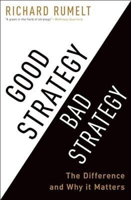 #ad Good Strategy Bad Strategy: The Difference and Wh... by Rumelt Richard Hardback $10.33