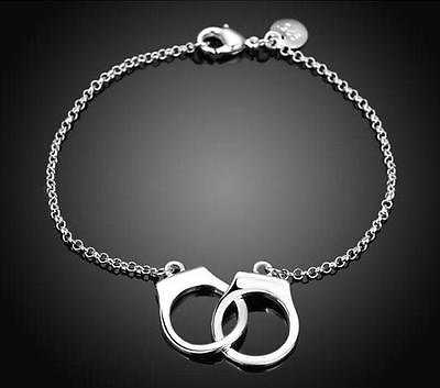 #ad hot sale gift lady Silver Fashion Cute women 925 charm bracelet Jewelry BKH6 $1.59