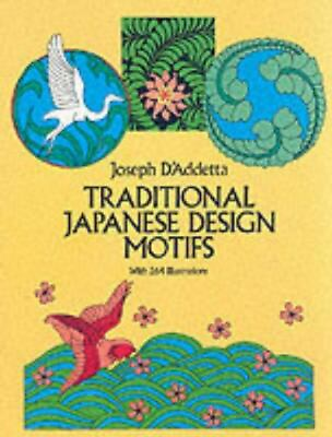 #ad Traditional Japanese Design Motifs Dover Pictorial Archive $5.31