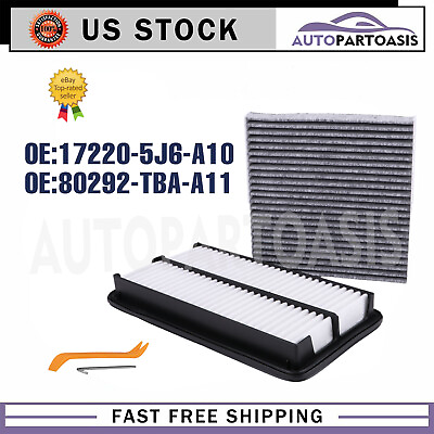#ad ENGINE amp; CARBONIZED CABIN Air Filter for 21 23 ACURA TLX 18 24 HONDA ODYSSEY👍🏻 $22.50