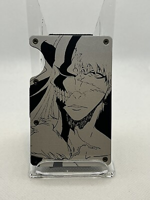 #ad Kurosaki Ichigo Metal Minimalist Wallet Card Case From Bleach Anime $35.00