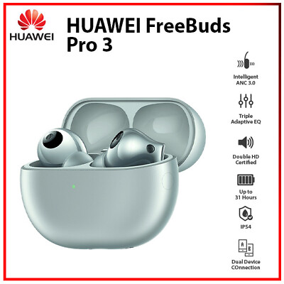 #ad Huawei FreeBuds Pro 3 GREEN Bluetooth ANC Bone Sensor Wireless Earphone Earbuds $270.00