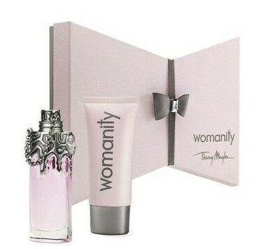 #ad #ad THIERRY MUGLER Womanity 50ml 1.7oz EDP Perfumed Body 50ml 2pcs Gift Sets Rare $119.95