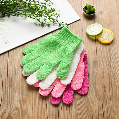 #ad Bathroom Glove Mud Towel 5PC Creative Bath Candy color Towel Gloves Bath $6.23