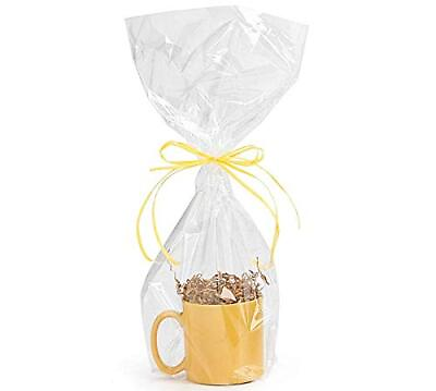 #ad 10 Pack BOPP Clear Cello Cellophane Bags Gift Basket Package Flat Gift Bags B... $11.06