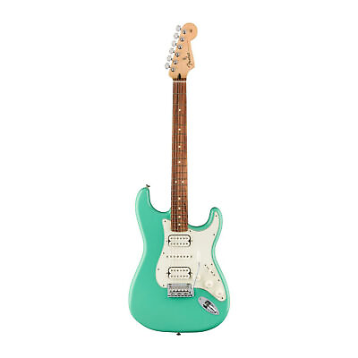 #ad Fender Player Stratocaster HSH 6 String Electric Guitar Sea Foam Green $862.39