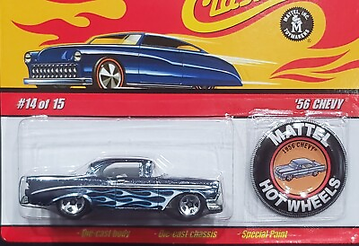 #ad Hot Wheels 56 1956 Chevy Chevrolet Classics Car #14 of 15 Series 4 Steel Blue $9.99