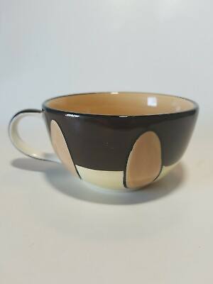 #ad Huesnbrews Coffee Tea cup Brown Tan 12oz $10.88
