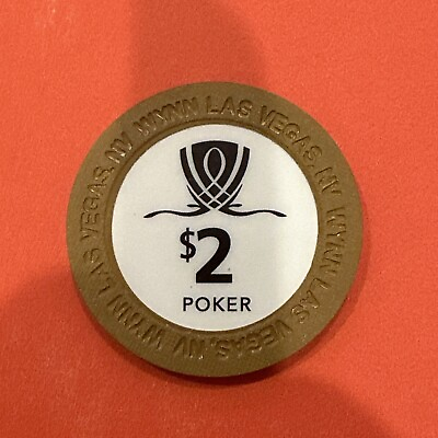 #ad Wynn Las Vegas $2 Casino Chip Las Vegas Nevada NV House Mold Poker 2005 $7.50