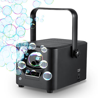 #ad Dartwood Bubble Machine 5000 Bubbles Per Minute for Birthday Parties Black $19.99