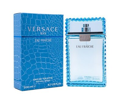 #ad Versace Man Eau Fraiche by Gianni Versace 6.7 oz EDT Cologne for Men New In Box $57.89