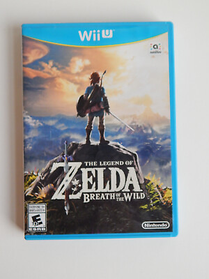 #ad The Legend of Zelda Breath of the Wild Game in Case Nintendo Wii U $19.95