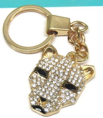 #ad Effy Panther Key Chain Rose Gold Flashy Rhinestones Promotional Gift $49.95