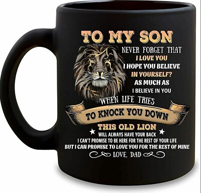 #ad #ad To my Son From Dad Never Forget That I Love You Coffee Mug Gift For Family 11oz $16.99