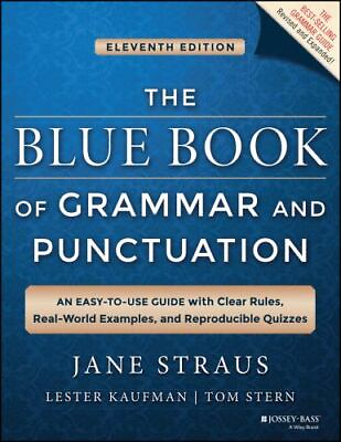 #ad The Blue Book of Grammar and Punctuation: An Easy To Use Guide with Clear... $5.68