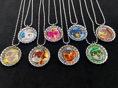 #ad Birthday party favors 8 necklaces Paw Patrol gift birthday Kids $16.00