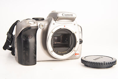 #ad Canon Digital Rebel EOS 6.3MP DSLR Camera Body with Strap and Cap V21 $38.02