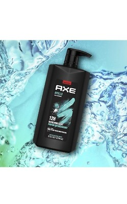 #ad AXE Men 12h Refreshing Scent Body Wash 32 Oz with Pump Black $9.99