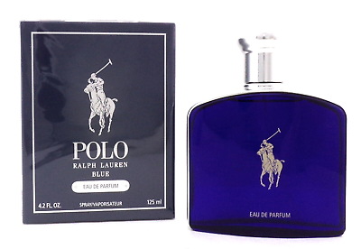 #ad Polo Blue by Ralph Lauren 4.2 oz. Eau de Parfum Spray for Men. New Sealed Box $50.99