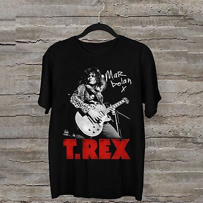 #ad New Rare T. Rex Band Marc Bolan T Shirt Short Sleeve Men S 5XL Shirt $16.97