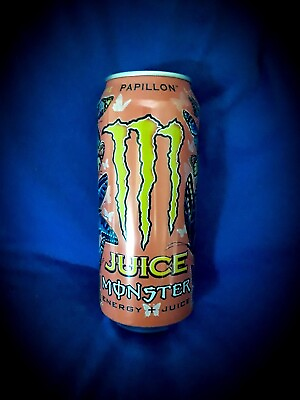 #ad 1 unopened can: MONSTER PAPILLON ENERGY JUICE $12.95