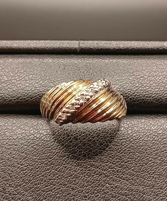 #ad 14k Gold Diamond Accent Ring $279.00