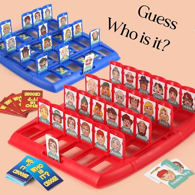 Portable Who is It Board Game Guessing Games Kids Family Fun Toy Gift Bulk buy AU $49.95