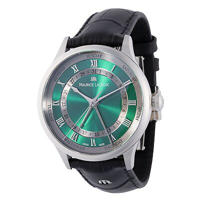 #ad Maurice Lacroix MP6507 SS001 610 2 Men#x27;s Masterpiece Tradition 5 Green Dial $1095.10