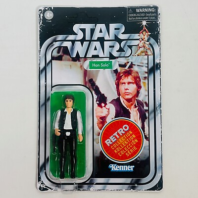 #ad Star Wars Retro Collection A New Hope HAN SOLO Hasbro Kenner NEW MOC Unpunched $16.95