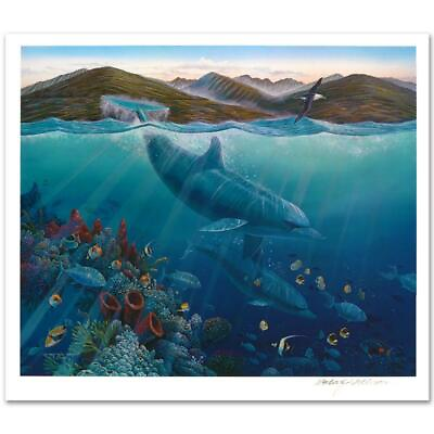 #ad Robert Lyn Nelson quot;Lahaina Sea Flightquot; Limited Edition Mixed Media Art $450.00