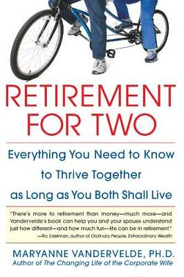 #ad #ad Retirement for Two Paperback By Vandervelde Maryanne VERY GOOD $3.78
