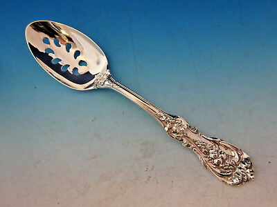 #ad Francis I by Reed amp; Barton Old Sterling Silver Serving Spoon Pierced Custom $159.00