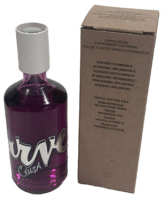 Curve Crush by Liz Claiborne 3.3 3.4 oz EDT Perfume for Women Tester $19.95