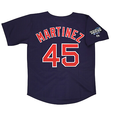 #ad Pedro Martinez 2004 Boston Red Sox Alt Navy World Series Jersey Men#x27;s S 3XL $129.99