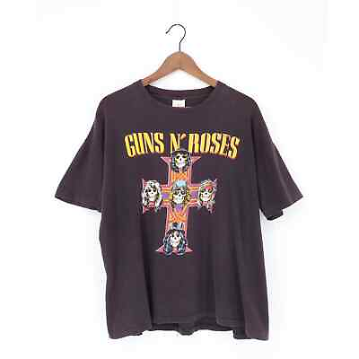 #ad VINTAGE GUNS N#x27; ROSES MR. MINI MICE BANNED TEE 1990s MADE IN USA $245.00