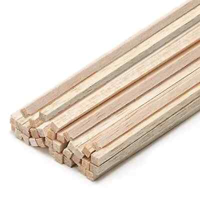 #ad balsa wood sticks 1 4 inch square dowels strips 12 long pack of 30 by G $11.50