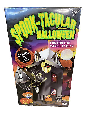 #ad Spook tacular Halloween 2 DVDs 1 Music CD Halloween Party Suzanne Somers ANTS $19.99