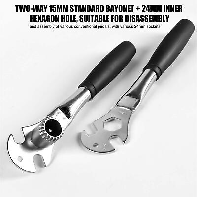 #ad Bicycle Bike Pedal Removal 15mm Spanner Wrench Long Handle Tool Professional $16.73