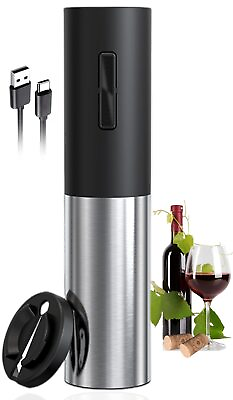 #ad Electric Wine Opener Automatic Electric Wine Bottle Corkscrew Opener with Fo... $32.08