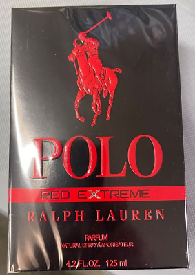 #ad Polo Red EXTREME by Ralph Lauren 4.2 fl oz 125 ml EDP Spray Factory Sealed New $97.99