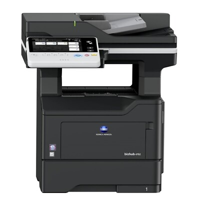 #ad Konica Minolta Bizhub 4752 MFP Laser Printer 52PPM w Toner copy Fax Scan email $399.99