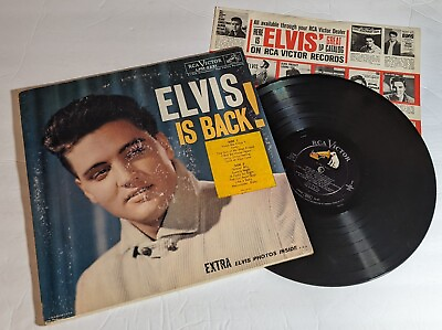 #ad Elvis Is Back Original 1960 Gatefold Vinyl Album More Info Below $50.00