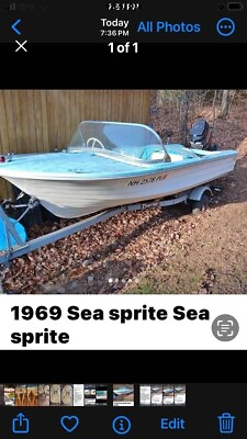 #ad 1969 Sea Sprite Power Boat $1500.00