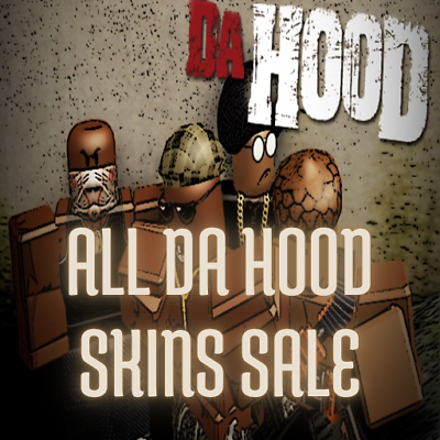 #ad #ad 🤑ROBLOX: ALL DA HOOD SKINS Knives Revolvers DB Tacticals 🔫 CHEAPEST 💸 $22.00