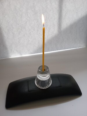 #ad Meditation Bees wax candles Glass set 7 $12.97