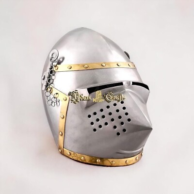 #ad #ad Medieval Houndskull bascinet helmet Halloween Christmas Gift Items $123.71