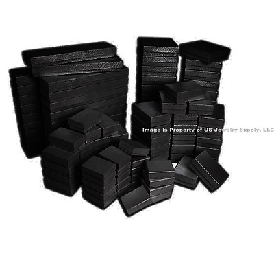Black Swirl Cotton Filled Jewelry Gift Boxes Jewelry Packaging Craft Boxes $45.99