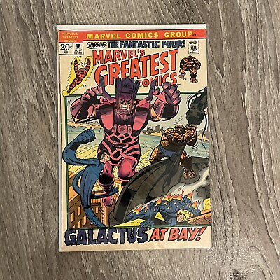 #ad 1972 Marvels greatest comics #36. Galactus At Bay $25.48